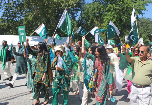 Pakistan Cultural Garden in  Parade of Flags